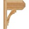 Ekena Millwork Merced Craftsman Rough Sawn Outlooker, Western Red Cedar, 8"W x 14"D x 18"H OUT08X14X18MRC04RWR - alternate 2
